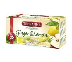 Čaj TEEKANNE ovocný Ginger & Lemon HB 20 x 1,75 g