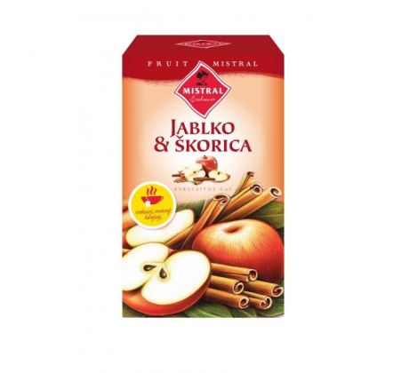 Čaj MISTRAL ovocný Jablko a škorica HB 40 g