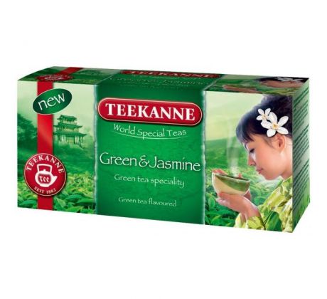 Čaj TEEKANNE Green & Jasmine HB 20 x 1,75g