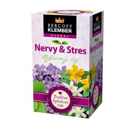 Čaj Bercoff Klember bylinný Nervy a Stres HB 30 g