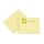 Samolepiaci bloček Q-CONNECT žltý 76x102mm