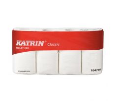 Toaletný papier 2-vrstvový KATRIN Classic Toilet 200, návin 23,4 m  (8 ks)