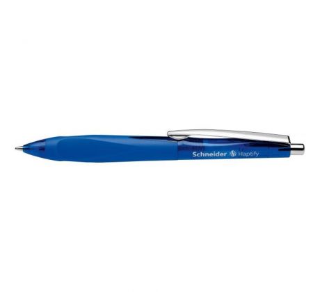 Guľôčkové pero Schneider Haptify modré