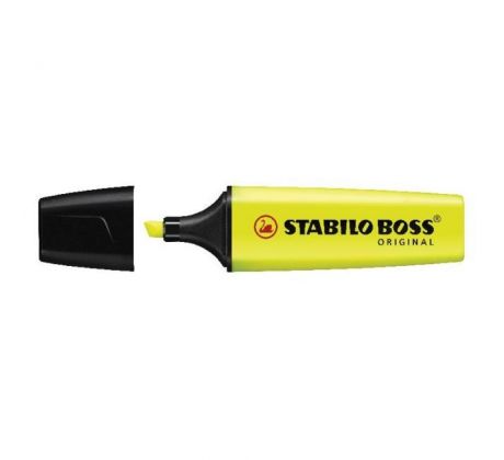 Zvýrazňovač STABILO BOSS ORIGINAL žltý