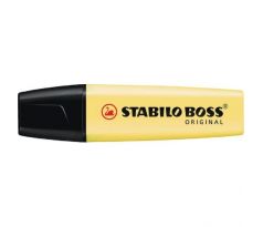 Zvýrazňovač STABILO BOSS ORIGINAL Pastel pastelový žltý