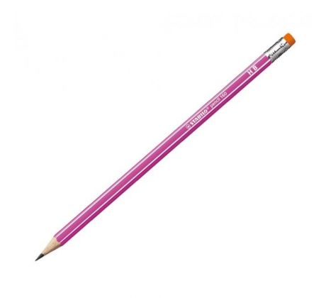 Ceruzka STABILO 160 HB s gumou ružová 12ks