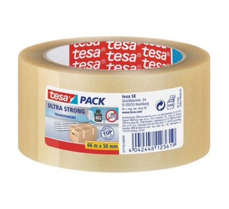 Baliaca lepiaca páska TESA ultra strong 50 mm x 66 m priehľadná
