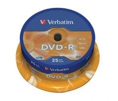 Verbatim DVD-R 16x cake25