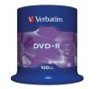 Verbatim DVD+R 16x 4,7GB cake 100 ks