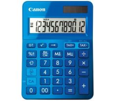 stolová kalkulačka CANON LS-123K modrá, 12 miest, solárne napájanie + batérie (9490B001)
