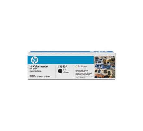 TONER HP CB540A Black Print Cartridge-poškodený obal (2200 str.) (CB540A//)