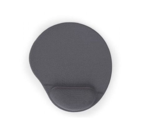 Gel mouse pad with wrist support, grey (MP-GEL-GR)