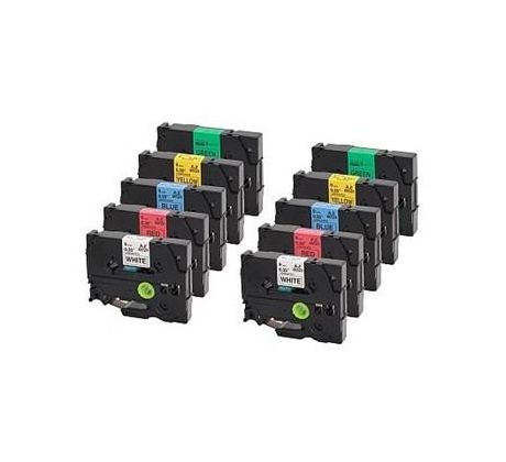 kompatibilná páska pre BROTHER TZ651 čierne písmo, žltá páska Tape (24mm) (ECO-TZE-651)