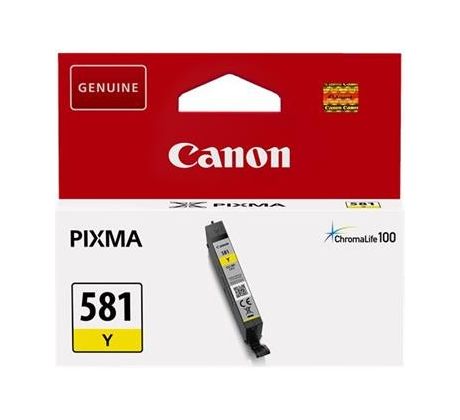 kazeta CANON CLI-581Y yellow TS6150/TS8150/TR7550/TR8550 (259 str.) (2105C001)