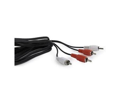 kábel audio prepájací 2 x RCA / 2 x RCA (Cinch) 1.8m CABLEXPERT (CCA-2R2R-6)