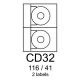 etikety RAYFILM CD32 116/41 fotolesklé biele inkjet 120g R0115CD32G (R0115.CD32G)