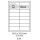 etikety Samolepiace 96,5x33,8 univerzálne biele 16ks/A4 (1000 listov A4/bal.) (ECO-096033000)