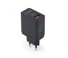 USB QC3.0 quick charger, black (EG-UQC3-01)