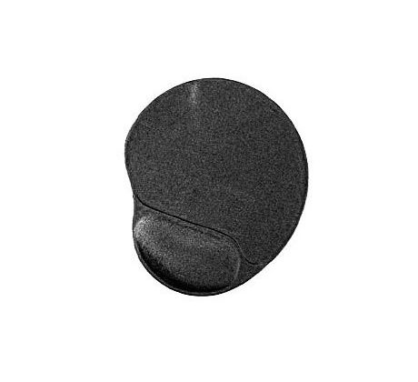 Gel mouse pad with wrist support, black (MP-GEL-BK)