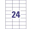 DARČEK - Etikety polyesterové veľmi odolné 70x37mm Avery A4 biele 20 hárkov  - Objednaj 1 ks a dostaneš darček 1 ks Raffaello dezert 150 g ( Platí do 30.6.2025)
