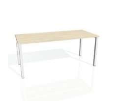 Pracovný stôl Uni, 180x75,5x80 cm, agát/sivá