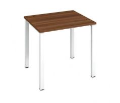 Pracovný stôl Uni, 80x75,5x80 cm, čerešňa/sivá