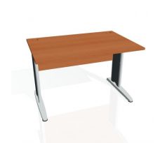 Pracovný stôl Cross, 120x75,5x80 cm,čerešňa/kov