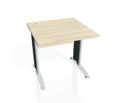 Pracovný stôl Cross, 80x75,5x80 cm, agát/kov