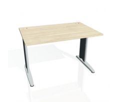 Pracovný stôl Flex, 120x75,5x80 cm, agát/kov