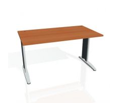 Rokovací stôl Flex, 140x75,5x80 cm, čerešňa/kov