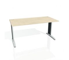 Pracovný stôl Flex, 160x75,5x80 cm, agát/kov