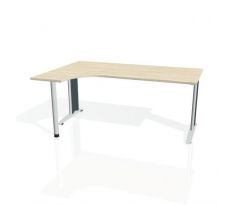 Pracovný stôl Flex, 180x75,5x80 cm, agát/kov