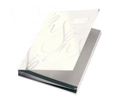 Podpisová kniha designová Leitz biela