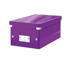 Škatuľa na DVD Leitz Click & Store WOW purpurová