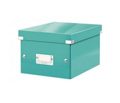 Malá škatuľa Click & Store ľadovo modrá