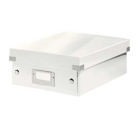 Malá organizačná krabica Click & Store biela