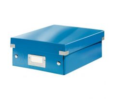 Malá organizačná škatuľa Click & Store modrá
