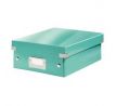 Malá organizačná krabica Click & Store ľadovo modrá