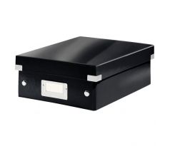 Malá organizačná škatuľa Click & Store čierna