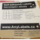 etikety RAYFILM 86x54 polyesterové lesklé biele laser R050486x54A-LCUT (100 list./A4) (R0504.86x54A-LCUTA4)