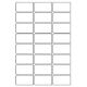 etikety RAYFILM 58x32 biele s odnímateľným lepidlom R010258x32A-LCUT (100 list./A4) (R0102.58x32A-LCUTA4)