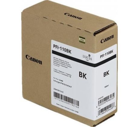 kazeta CANON PFI-110BK black iPF TX-2000/2100/3000/3100/3200/4000/4100/4200 (160 ml) (2364C001)