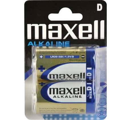 Batérie Maxell R20 (D) 2ks Blister Alkaline (LR20)