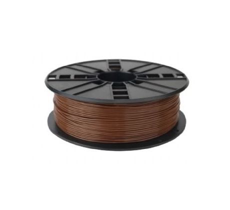 PLA plastic filament for 3D printers, 1.75 mm diameter, brown (3DP-PLA1.75-01-BR)