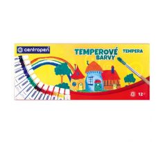 Temperové farby Centropen 12 farieb 12ml