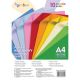 Farebný papier Gimboo A4, 100 listov, 80g, 10 neónových farieb