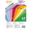 Farebný papier Gimboo A4, 100 listov, 80g, 10 neónových farieb