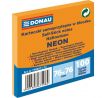 Samolepiaci bloček Donau neónový 76x76 mm oranžový