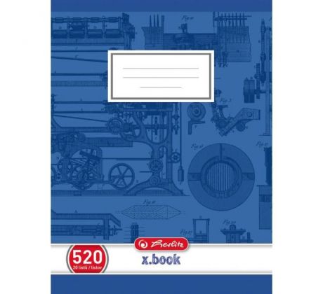 Zošit Herlitz 520, A5, čistý, 70g/m2