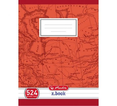 Zošit Herlitz 524, A5, linajkový, 70g/m2